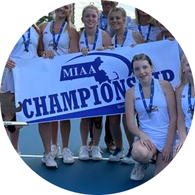 Girls Tennis wins back to back state championships!