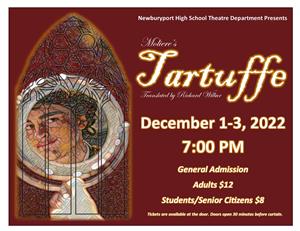 Tartuffe December 1 at 7PM